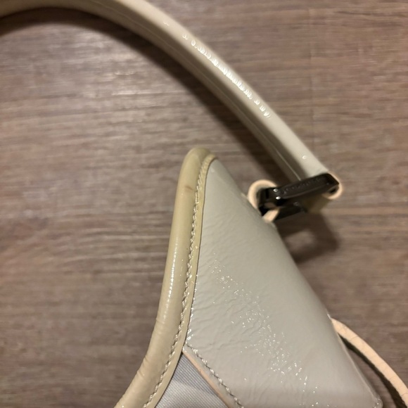Burberry Ivory Beat Check Canvas Hobo Bag - Picture 9 of 15